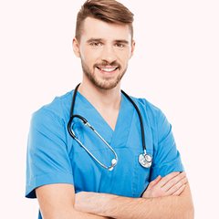 Friendly nurse